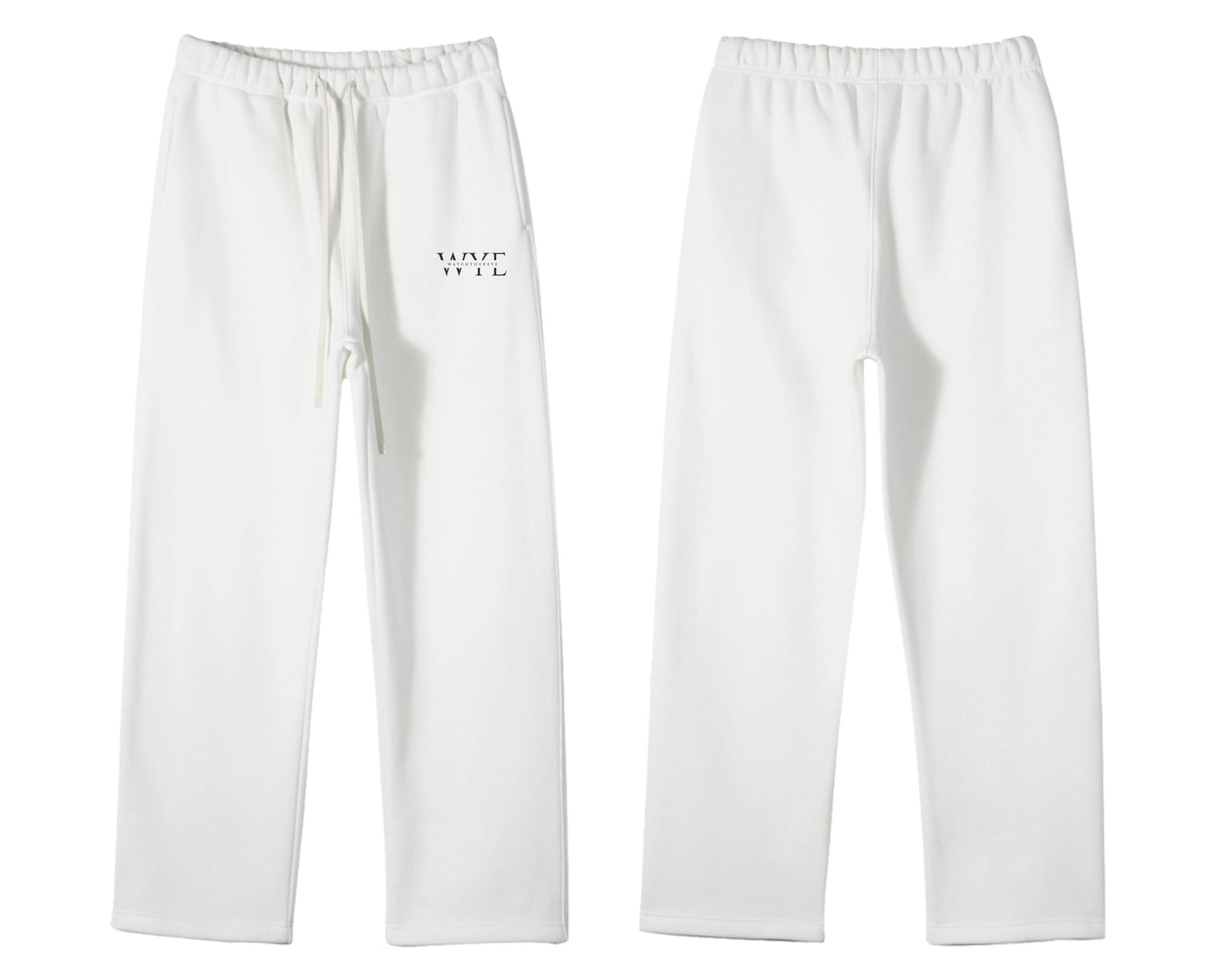 WYE White Joggers