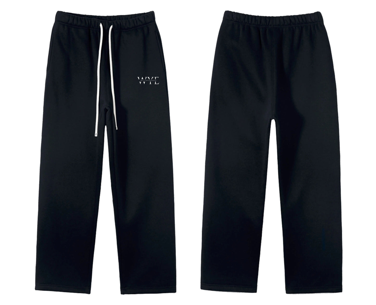 WYE Black Joggers