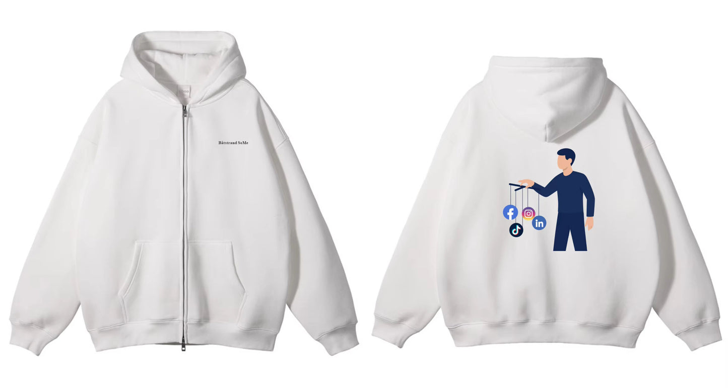 ZIP- hoodie - Båtstrand SoMe