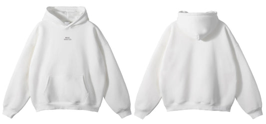 White hoodie without backlogo