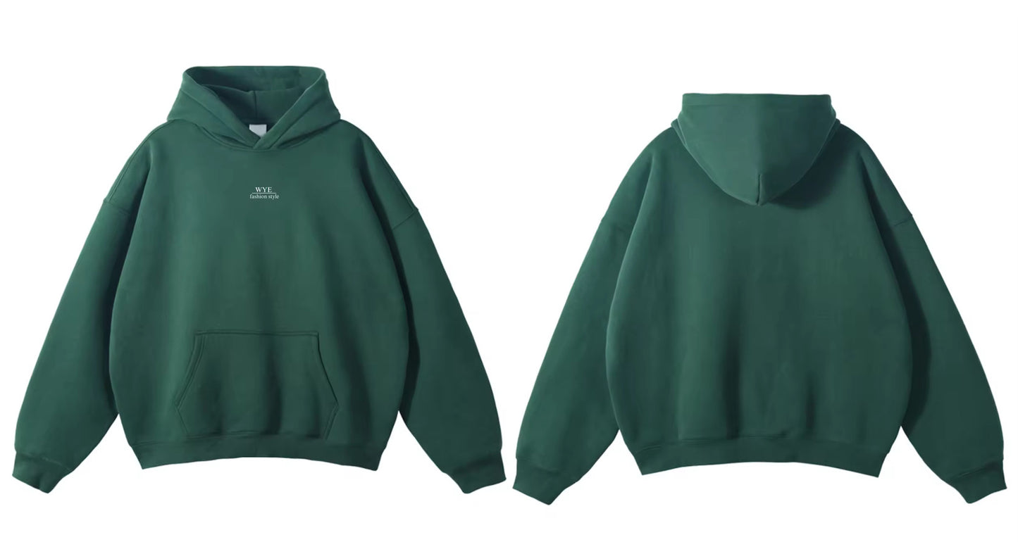 Darkgreen hoodie without backlogo